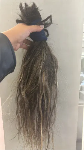 Cabelo humano ondulado loiro