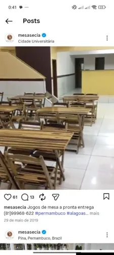Vendo 10 jogos de mesas