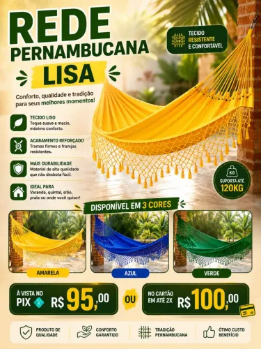 Rede pernambucana lisa