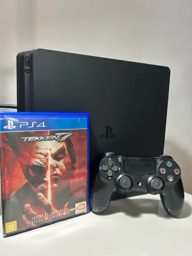 Ps4 slim + Jogos e controle original 