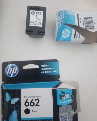 Cartucho HP deskjet ink advantage 662 (Preto)