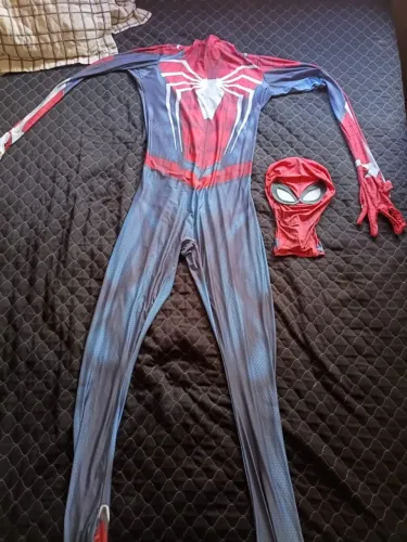 Fantasia Cosplay Homem-Aranha (Adulto - Novo)