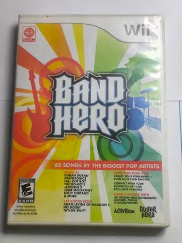 Jogo Nintendo Wii Original - Band Hero