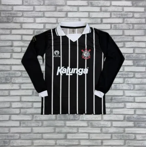 Camisa time Corinthians Kalunga Manga Longa