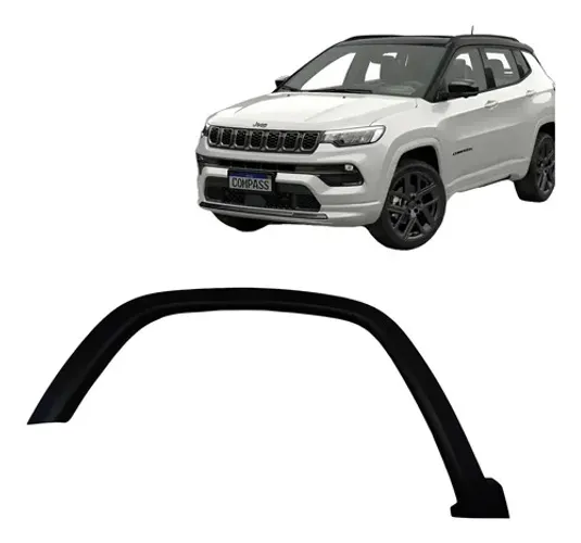 Moldura Caixa Roda Diant Esq Jeep Compass 16/17/18/19/20/21/22/23/24/25/26 Mp4772