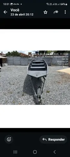 Kit Barco reboque e motor