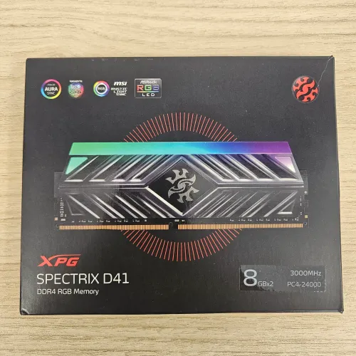 MEMORIA RAM DDR4 XPG SPECTRIX D41 RGB 2X8 GB - 16 GB