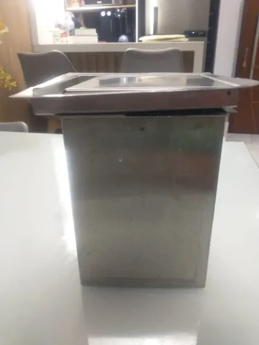 Lixeira As Quadrada Cozinha Embutir 5l Inox304 Não Enferruja