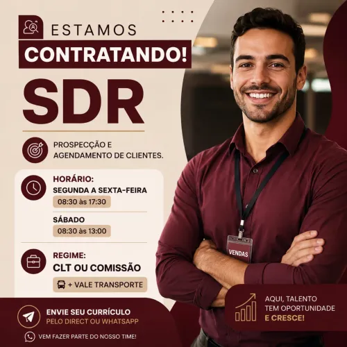 ESTAMOS CONTRATANDO | SDR