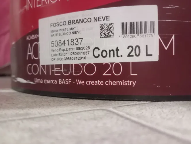 Tinta Suvinil branco fosco Neve