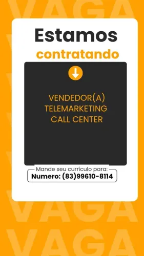 Oportunidade para 1° emprego