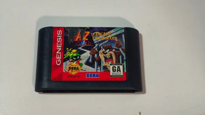 Cartucho Taz in Escape from Mars - original Sega Genesis / Mega Drive