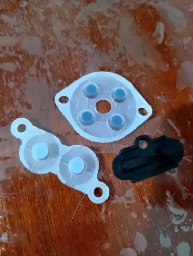 Borracha condutiva Controle NES Nintendinho sete pinos