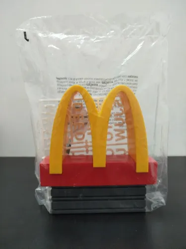 Miniatura Letreiro Arcos Dourados Mc Donalds Méqui Colecionável Lacrado