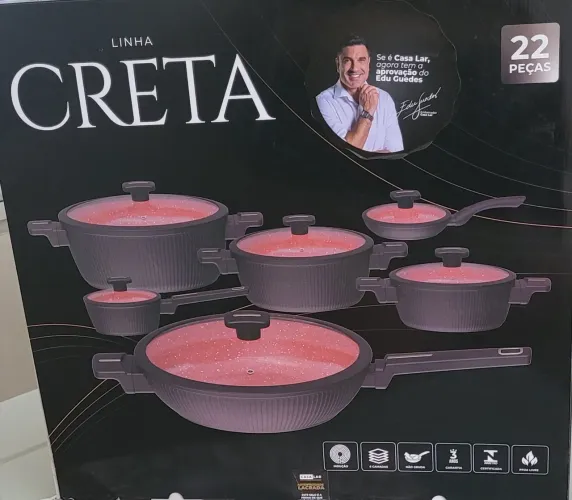Conjunto de panelas Novas Original do Edu Guedes