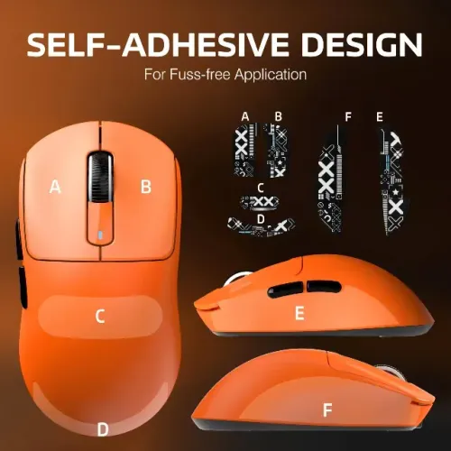 mouse gamer laranja