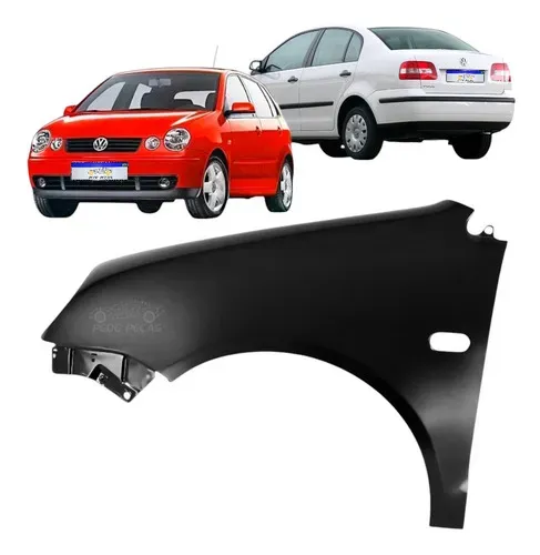 Paralama Volkswagen Polo Hatch Sedan 2003 2004 2005 2006 Le