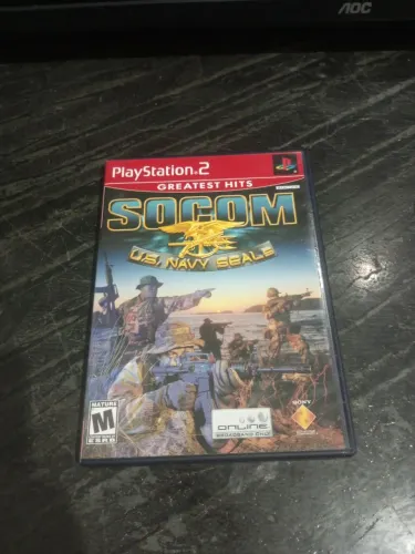Jogo PS2 Original SOCOM: U.S. Navy SEALs - Completo (Greatest Hits)