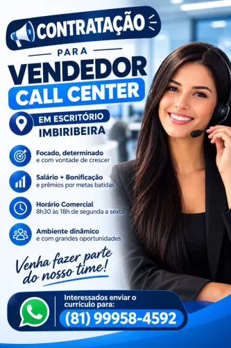Apenas 10 vagas disponíveis