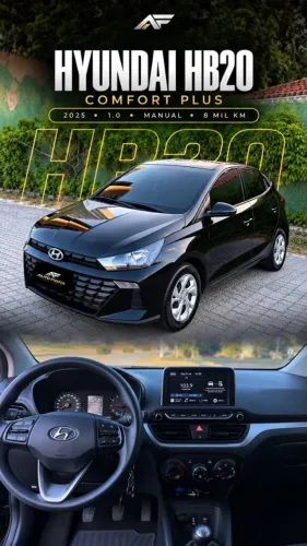 Hyundai HB20 Comfort Plus 1.0 Flex 12V Mec. 2025