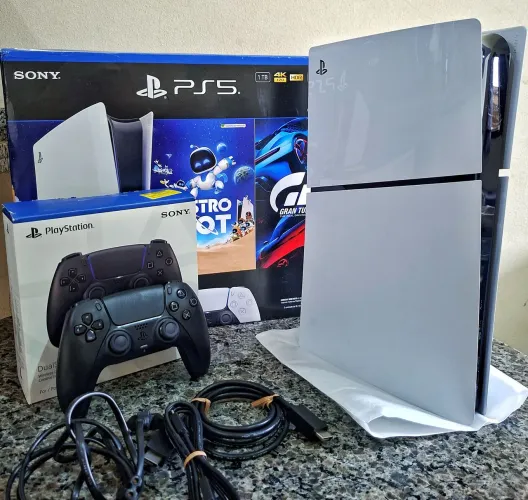 PS5 SLIM NOVO 1TB + CONTROLE | PRA VENDER LOGO!