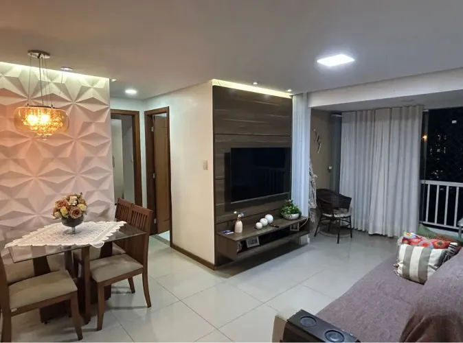 Apartamento Com 2 Quartos Distribuído Em 64M² E 1 Vaga De Garagem No Imbuí. BLUOCJ