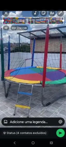 Cama Elástica Média 2.40 a 3.00m