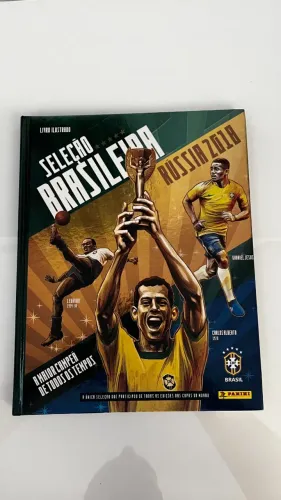 Álbum Panini Copa 2018 Capa Dura - Edição Especial Seleção Brasileira