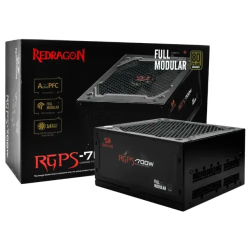 Fonte Redragon RGPS ATX 700W 80 Plus Bronze PFC Ativo Full Modular- Loja
