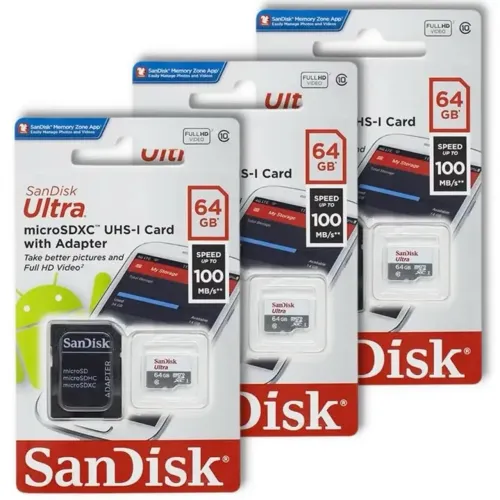 Cartão de memória Sandisk 64GB ORIGINAL 