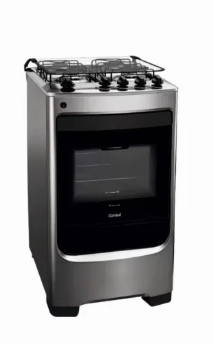 Tampa vidro Fogão Consul 4 Bocas CFO4NAR com Mesa de Inox