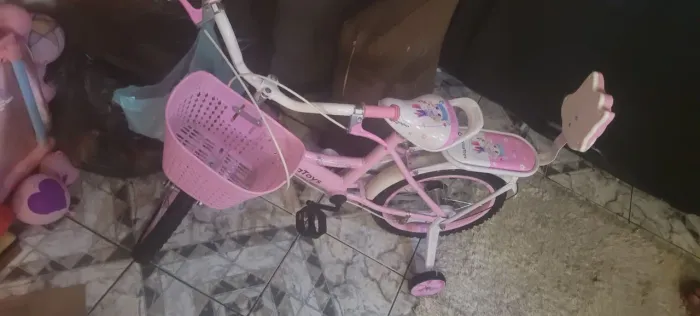 Bike Semi nova Aro 16 Menina