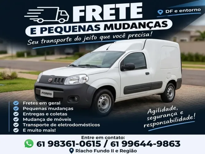 Frete e pequenas mudanças