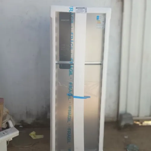 Geladeira Brastemp inox 375 litros na caixa 