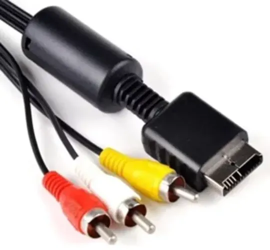 AV AUDIO E VIDEO RCA PLAYSTATION PS1/PS2/PS3