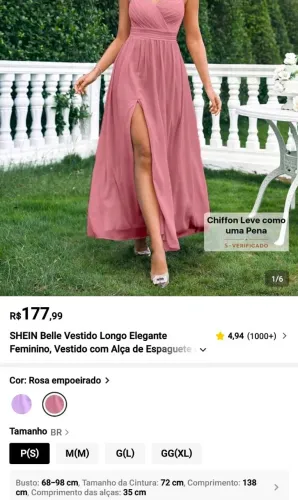 Vestido madrinha festa