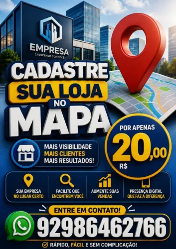 Sua loja no mapa 