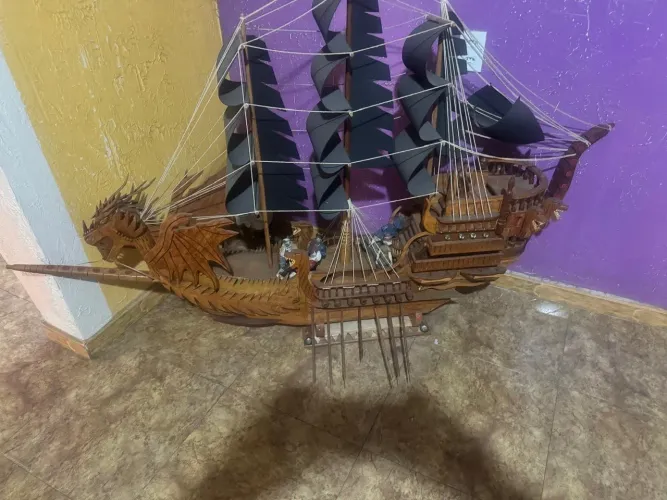Barco de madeira