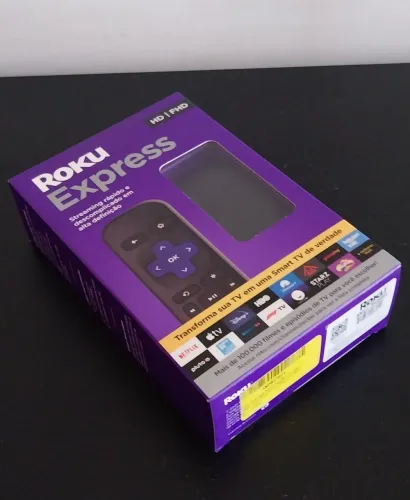 Roku Express Full HD - Completo na Caixa (semi-novo)