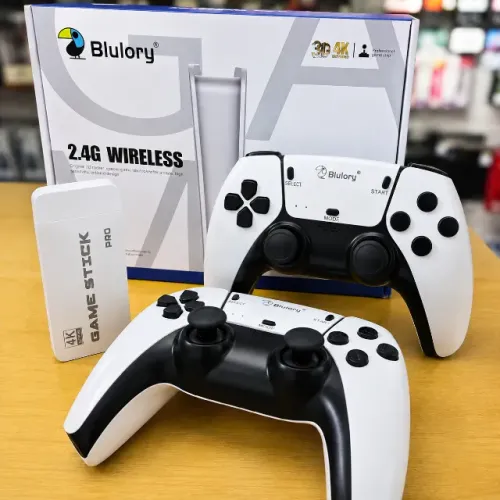 Game Stick M15 PRO 4k HDMI/Ps1 Plug Play + 2 controles sem fio