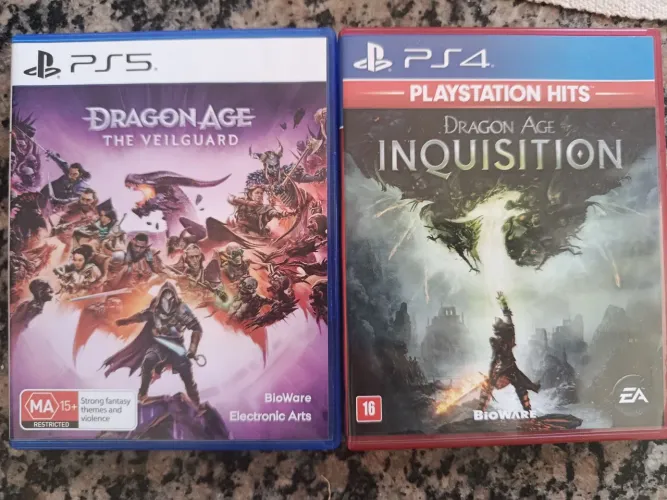 Dragon age Veilguard e Inquisition PS5 PS4 Midia física