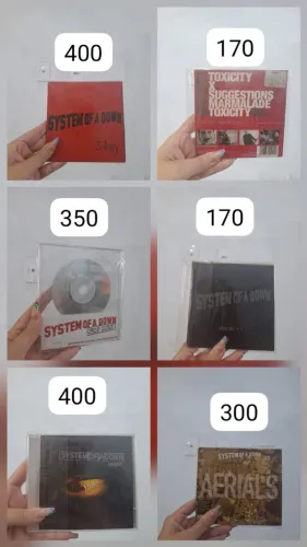 CDs Raros System of a down (leia a descrição) importados novos SOAD Johny e outros