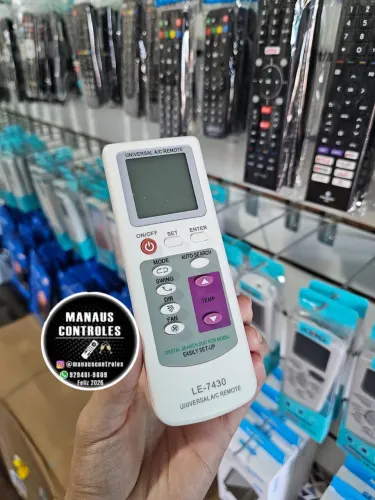 Controle de ar condicionado universal