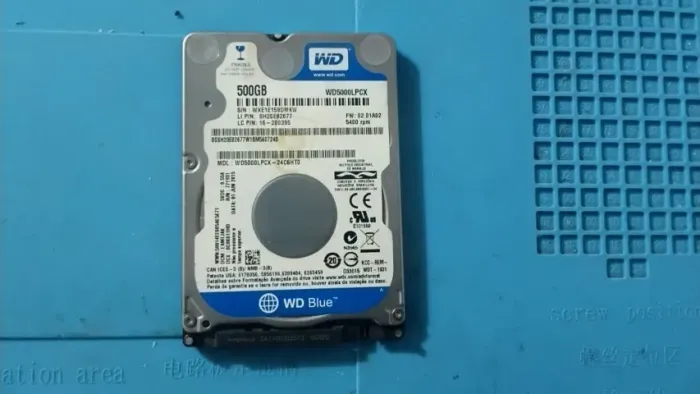 HD WD 5000LPCX de 500 GB do notebook