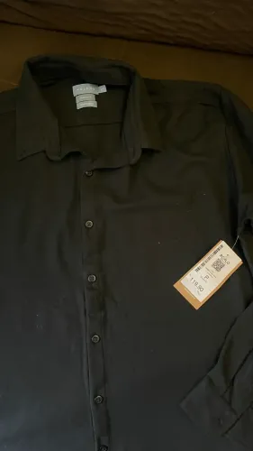 Camisa manga longa preta (NOVA, com etiqueta)