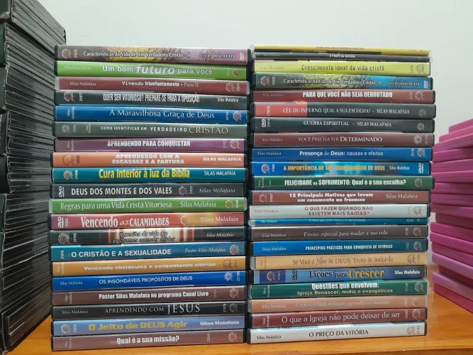 DVDs Silas Malafaia, Pregações. 42 DVDs.