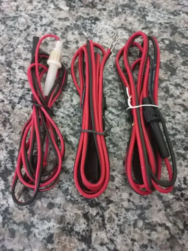 Kit com três cabos de alimentação de rádio px 148 gtl etc