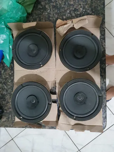 Boca de alto falante para som de automóvel sao 2 pares total 4 vende longo 80 os 4