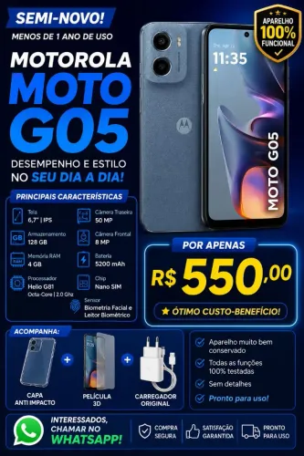Celular Motorola Moto G05