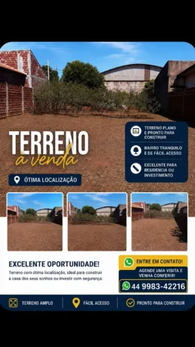 Terreno a venda em São Carlos do Ivaí!